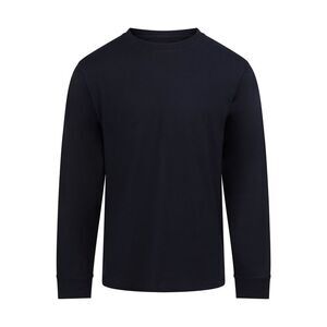 Awdis Mens Long-Sleeved T-Shirt / Deep Black